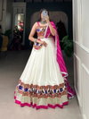 1661WHT Pure Rayon Designer Navratri Special Lehenga Choli Wholesale Price In Surat